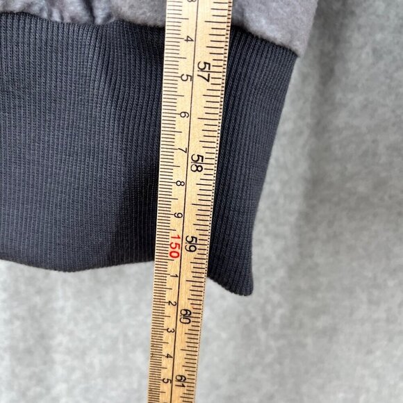 Tipsy Elves Moose Jumpsuit Size M Black Gray One Piece Lounger Zip Up Hood NEW - Picture 11 of 15